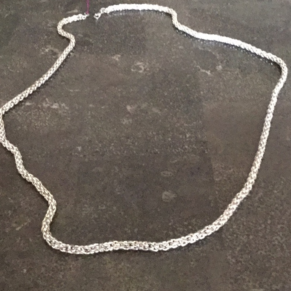 Vintage wheat chain necklace